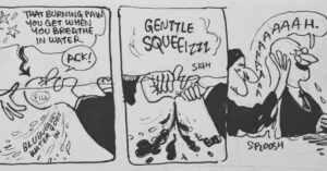 Anand Babu Instagram - a therapeutic strip.

#voodoo #witch #witchdoctor #doodlestrip #comicstrips #stress #anger #treatment #therapy