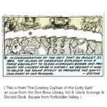 Anand Babu Instagram - An excerpt from Uncle Scrooge comics by @donrosa ! so cool. #donrosa #kenodonrosa #unclescrooge #cuttysark #historyfacts #krakatoa #fantagraphics #vol8