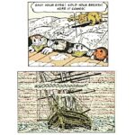 Anand Babu Instagram - An excerpt from Uncle Scrooge comics by @donrosa ! so cool. #donrosa #kenodonrosa #unclescrooge #cuttysark #historyfacts #krakatoa #fantagraphics #vol8