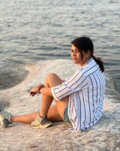Anasuya Bharadwaj Instagram - Of Sunsets, River, Solitude and Solace.. 

#WeekendTreasures 🔆🏞