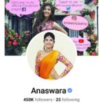 Anaswara Kumar Instagram - Verified on Facebook (Facebook.com/ActressAnaswara) 😊🙏🏼Thanks @anu_peringanad ettan