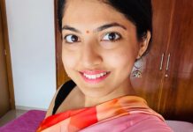 Anaswara Kumar Instagram - #nofilter #sareenotsorry