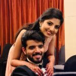 Anaswara Kumar Instagram - Happy Anniversary😍🍾🎂🦄#2yearsdownforevertogo Courtyard by Marriott Chennai