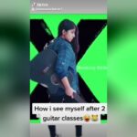Anaswara Kumar Instagram - 😜😹#justforjolly #guitarbeginner #tiktoktamil #tiktokindia
