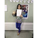 Anaswara Kumar Instagram – Completed Level 2D in Korean 😊🙏🎉
