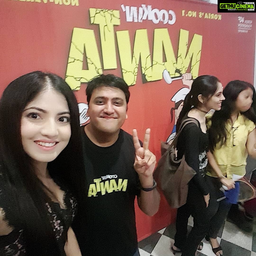 Anaswara Kumar Instagram - Had a great time at the #nanta show !! #nantachennai #cookinnanta 🎉🎉