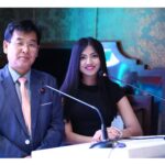 Anaswara Kumar Instagram - At the Inauguration Of the Korean Chamber of Commerce and Industry in South India.Wishing them all success 😊🎉 📸1- With the Mr.Kwak Jae Moon, Chief Secretary Of Korean Chamber of Commerce and Industry in South India. 📸2- Group picture