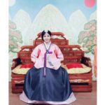 Anaswara Kumar Instagram – Wearing Hanbok #한복 – traditional Korean attire