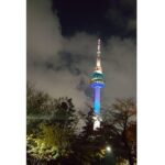 Anaswara Kumar Instagram - 1.📸👉 #grouppic at #namsan 2.📸👉 Namsan tower #dayview 3.📸👉Namsan tower #nightview 남산서울타워