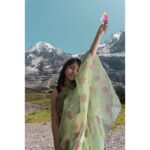 Anaswara Kumar Instagram – Haters will say it’s photoshopped 🤣 #swissstateofmind #takemetoswitzerland #dancing #insaree