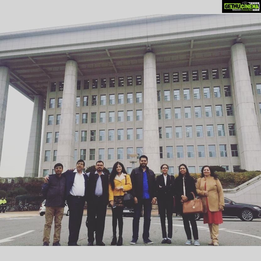 Anaswara Kumar Instagram - #grouppic after visiting The National Assembly of ROK National Assembly (South Korea)