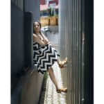 Anaswara Kumar Instagram - PC : @iamsadhi . . . . . . . . . . #photoshoot #photography #monochromedress #neon #coloursplash #stilletoes #slayeveryday #shadowlight