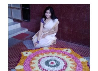 Anaswara Kumar Instagram - Happy Onam🌹🌸🌻🌺 Ellavarkkum ente hridayam niranja onam ashamsakal.😊🎉🎉