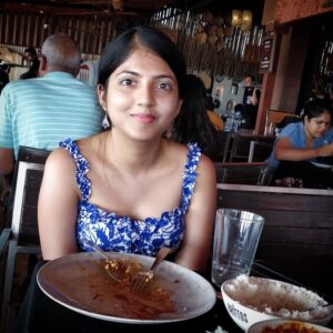Anaswara Kumar Instagram - It was #loveatfirstbite 😋Take me back #goa #throwback #precovidmemories