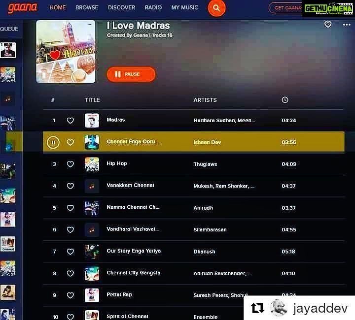 Anaswara Kumar Instagram - Listen to #pattinapakkam 's #Chennai Enga Ooru 😎 Song at No2 in #gaana 's #ilovemadras playlist ! என் படம் பட்டினப்பாக்கத்தில் இருந்து "சென்னை எங்க ஊரு" பாடலைக் கேளுங்கள்.😊🙏 எல்லாவருக்கும் இந்தப் பாடல் புடிக்கும்னு நான் நம்புறேன். 💛 கூடிய சீக்கிரமே எங்க படம் வெளியிடப்படும். 🎉🎉 #Repost @jayaddev (@get_repost) ・・・ #pattinapakkam_chennaisong
