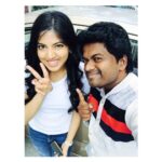 Anaswara Kumar Instagram - with Ishaan Dev, the awesome music composer of my movie #Pattinapakkam ..releasing soon 😊✌️ #tbw