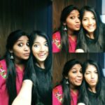 Anaswara Kumar Instagram - With my favourite @navalakshmi at Suryan FM 💖💖💖🦄🦄 #wcclove #senior #nofilterneeded #sisterlove👭 SuryanFM