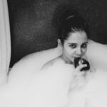 Angana Roy Instagram - Enjoying a different kind of bubbly. #bathbombs #bathtubphotoshoot #bathtublove #theoberoigrand #relaxingtime #bubblebath #blackandwhitephoto #monochromebubble #mondaypost #throwback #bathandbeauty #wineanddine #potd #bathfashion #enjoythelittlethings The Oberoi Grand, Kolkata