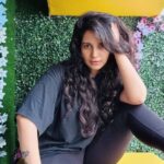 Angana Roy Instagram - Yep, that's "me casually flexing in the balcony" series. #blackismycolor #isolationlife #isolationinspiration #metime #balconydecor #isolationphotography #fridaymood #selflove #stayathomelife #selfpotrait