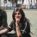 Angana Roy Instagram - Controlling the urge to raise the other finger. . . . . . . . #black #blackonblack #favorite #colour #throwback #tuesdaymood #moodedit #moodnation #ganges #tattoo #tattoolove #irritated #look #potd #potn #lookoftheday #instalove #igerskolkata #igersoftheday #indiapicture #blacksunglasses #quarantined Creatively Quarantined