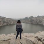 Angana Roy Instagram - Keeping it reel at the lake. . . . . . . . . . . . #travel #travelphotography #travelgasm #marble #lake #rocks #rocky #hills #hillcalling #shooting #artistsoninstagram #landscape #photographers_of_india #portraitphotography #travelgram #purulia #indiaphotography #westbengal #work #outdoorshoot #lovemywork #gazing #at #the #hills #pot #picoftheday #igdaily Marble Lake,ajodhya Pahar