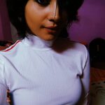 Angana Roy Instagram - And little girls from Sweden dream of silver screen quotation . . . . . . #dark #december #instagood #picoftheday #selfie #californication #saturdaymood #explore #halfface #shorthair #whitetop #hujicam #darkandlight