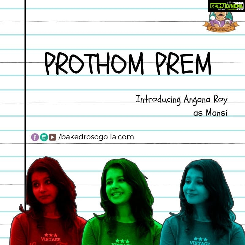 Angana Roy Instagram - Prothom Prem releasing tomorrow on @bakedrosogolla ! #prothomprem #mansi #webseries #youtube #sketch #newproject #excited #release #tomorrow #igers #thursdaymood #baked #rosogolla #bakedrosogolla #laaglebolo