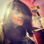 Angana Roy Instagram - Too much light. Random. #messyhair #messyroom #randompic #retrica #lfl #potd #ilookweirdtho