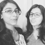 Angana Roy Instagram - I heart this girl. To 14years. To many more to come. #pujodiaries2k15 #saptami'15 #this #girl #pagli #us #pout #selfienation #retrica #blackandwhitelove #enoughofhastags #baaiii South City Residential Towers