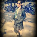 Angana Roy Instagram – Sports Day, 2k14. 
At Salt Lake Stadium. 
#shades #schooluniform #muchsweg #kaybye :P :D Yuva Bharati Stadium, Salt Lake, Kolkata