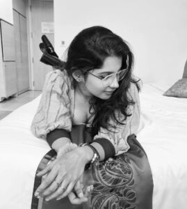Angana Roy Instagram - I've been having dreams Splashin' in a summer stream 📸@ayan.bhattacharjee_ #mondaypost #postoftheday #postoftheweek #trampoline #songlyrics #dreamer #lovefromA #kohleyes #pinkdress #newyeareve #throwback #spectacles #mondaymood #blackboots #ringsandthings #whatif #winteroutfit #winterfashion #endofjanuary #lookbook