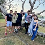 Anil Kapoor Instagram - Posing in front of the Lunuganga Geoffrey Bawa Country Estate’s iconic frangipani tree!
