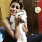 Anisha Ambrose Instagram - Cuddles ❤️ . . . FOLLOW..@anishaambrose_official . . . #anishadieheardfan #anishaambrose #anishafanpage #anishafanclub #anishaambrose_official #kajalagarwal #samantharuthprabhu #tamannahbhatia #rashikanna #sruthihassan #rakulpreetsingh #tollywoodactress #goodmorning #sunshine #sunburn #summervibes #tollywoodactress #telugucinema #vizag #home #selenagomez #selfie #justinbieber #likeforlikes #followforfollowback #like4likes #likeforlike #animallovers #pet #doglovers