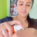 Anjana Rangan Instagram – For all those who asked during Q&A ..This is my morning skin care routine. Just 3 steps! 
1.Cleanse 2. Serum 3.Sunscreen
( for boys and girls. Anyone can follow these simple steps) 
Let me know in the comments whether this helped.. Also if u have any skin care tips / suggestions.
Note:
*Keep it simple and effective.
The more simple the routine is the more easier to follow. 
*Consistency is the key. You have to make skin care a habit. 
*Always consult a dermatologist for problem skin and if u want to maintain a proper skin care routine.
*Find ur skin type and Choose products which are best for your skin. What suits me might not suit you and vice versa.