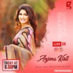 Anjena Kirti Instagram – Catch me live on @galattadotcom this evening at 6pm 💕💐
#lockdown
#isolation
#live #galatta Galatta