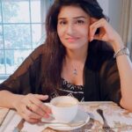 Anjena Kirti Instagram – #Cofee and #Rain ☕🌧🧚‍♀️👑 The English Tearoom, Chennai