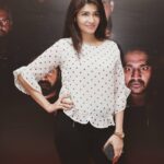 Anjena Kirti Instagram - At #PeiPasi Audio Launch 🎶🎵🎺🎻🎸🎹 #AnjenaKirti Sathyam Cinemas