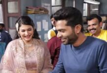 Anjena Kirti Instagram - Maanaadu making 🎬 Happy birthday @silambarasantrofficial ♾🎂