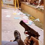 Anjena Kirti Instagram - #ShootLife 🎬 #ThugLife #Cops