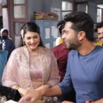 Anjena Kirti Instagram - Maanaadu making 🎬 Happy birthday @silambarasantrofficial ♾🎂