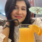 Anjena Kirti Instagram - New year New Orange 🍊 Juice 😆 Love Cafe