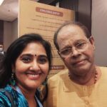 Anju Aravind Instagram – With innachan… Recollecting swarnakaduva movie