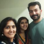 Anju Aravind Instagram - 🥰ഡബ്ബിങ്ഗിനിടയിൽ ഒരു സർപ്രൈസ്🥰 precious moment