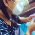 Anju Aravind Instagram – Covid entertainment 🥰 playing jinga with my molu🥰