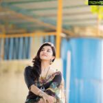Anju Kurian Instagram - Start the day with a grateful heart ❣ Photo credits: @riophotography.in Stylist : @zoya.muhammed Wardrobe credits : @shiulisarees