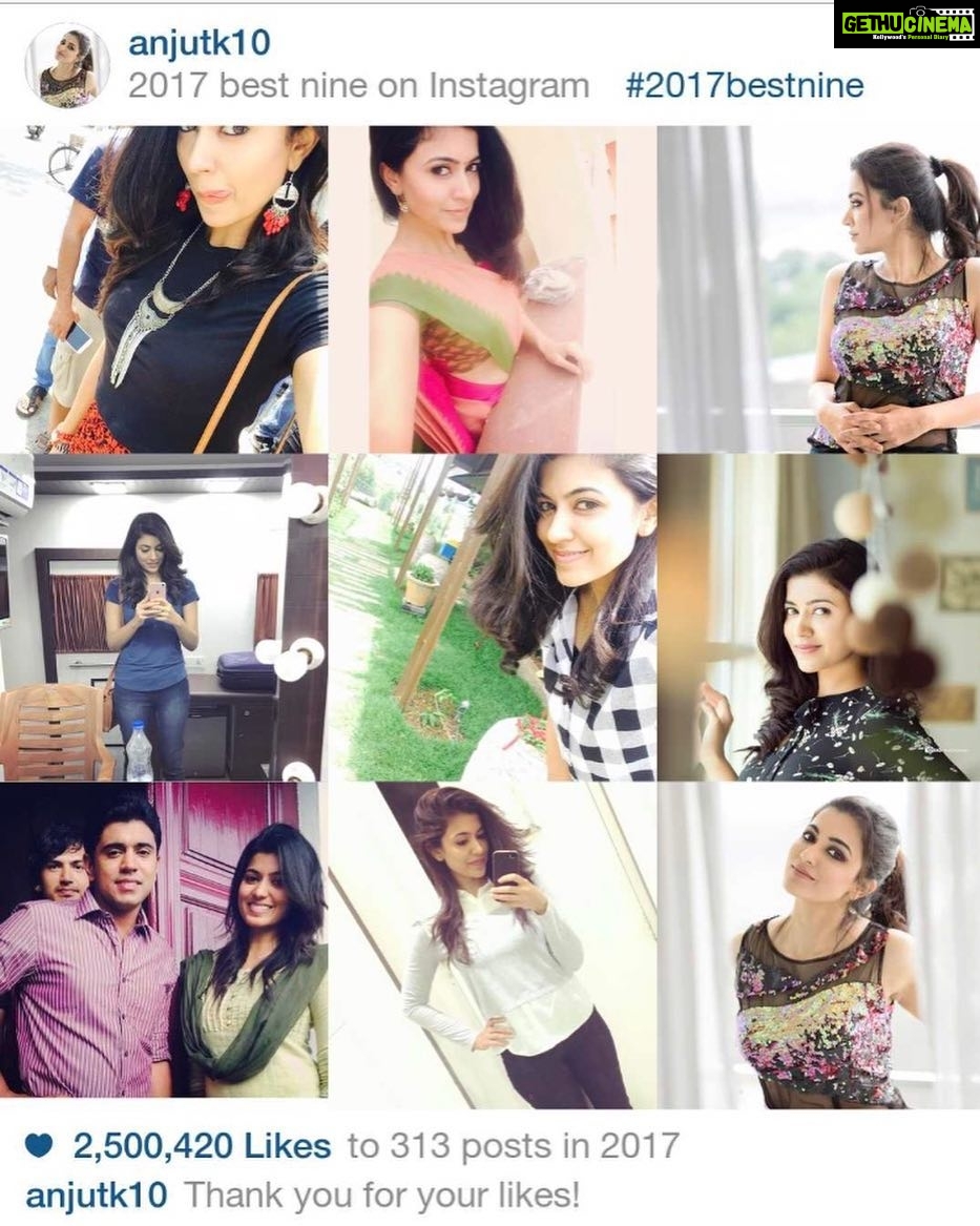 Anju Kurian Instagram - #2017bestnine #instalife
