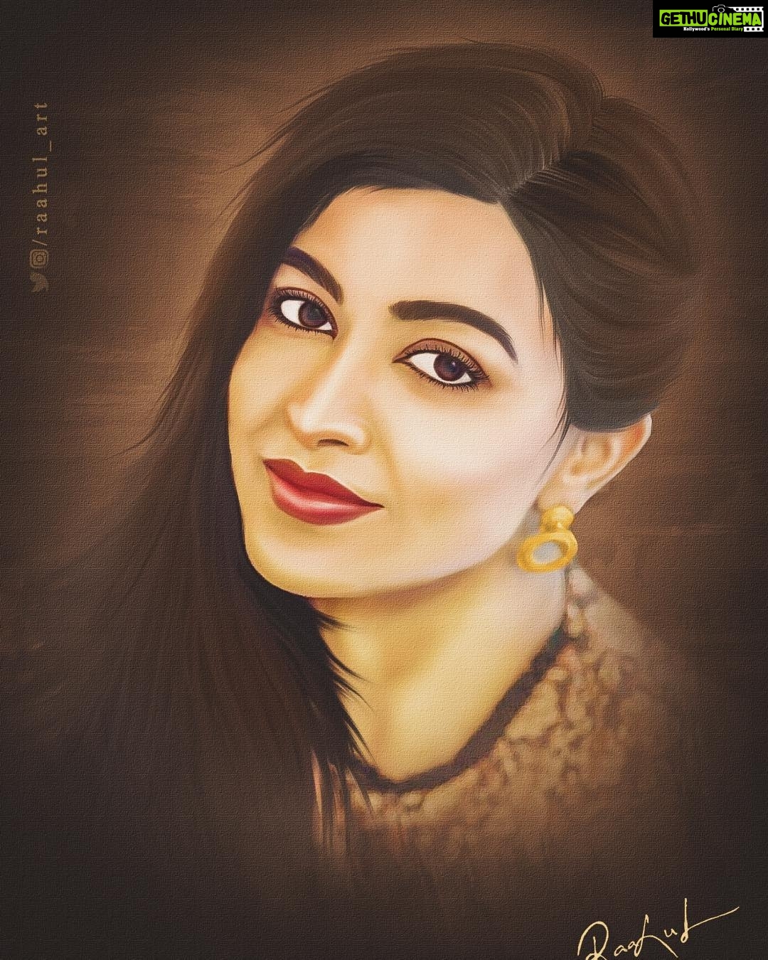 Anju Kurian Instagram - Thank you @raahul_art for this art work ☺️☺️☺️