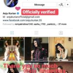 Anju Kurian Instagram – Officially verified 😍😍😍
Thnx @six_fingerboy