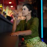 Anju Kurian Instagram - When one of the fake scenarios you made in your mind turn into a real situation and you know exactly what to do 😉🤷🏻‍♀️! Do you wanna read my mind??? 🤫🤫🤫 👗- @arsignatureofficial 📸- @fazil3 🏨- @th8palm #imagination #reality #justories #instapost #readmymind #wednesday #moodoftheday #justbeingme #fakescenarios #relateable #instafun #wednesdayvibes