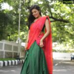 Anju Kurian Instagram - 💚❤️💚 . . . 📸- @kiransaphotography 💄 - @thestyles_bysha 👗- @mabia_mb